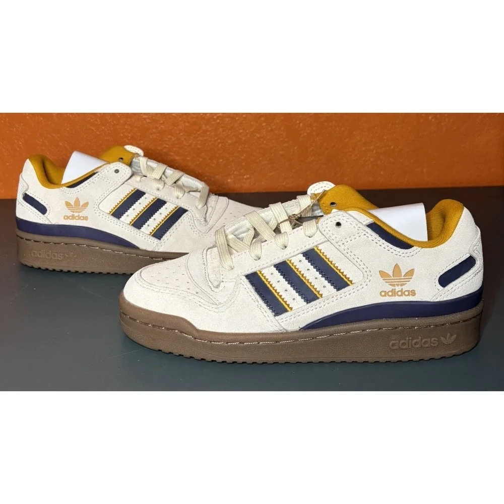Adidas Forum Low‎ CL Purple/Gold JS1098 Mens Size 4